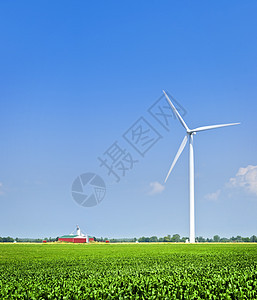 实地风力涡轮机来源环境旋转资源土地车削机器农业刀片风车图片