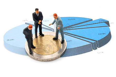 商务人士和金钱在一张图表之上现金工作金融库存商务办公室纽带经济硬币讲话图片