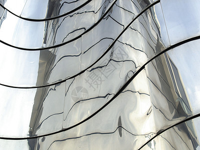 金属外表建筑学镜子背景图片
