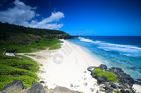 格里斯格里斯海滩风景海滨海浪晴天海洋支撑场景蓝色海岸海景图片