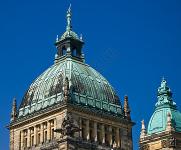 建筑物圆顶建筑师城市观光建筑学天炉天空蓝色大车景观历史性图片