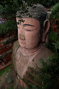 佛纪念碑观光石头菩萨地标悬崖岩石宗教雕像遗产图片