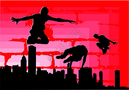 公园挑战舞蹈家青年体操活力行动城市乐趣运动力量图片