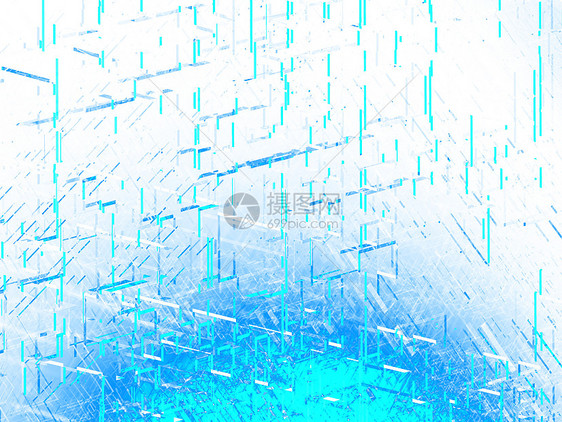 蓝字摘要构成作曲电脑蓝色创造力插图技术图层线条艺术流动图片