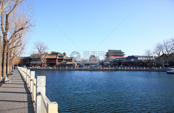 中华北京的石海湖多样性俱乐部历史酒吧中心首都城市生活文化狮子图片