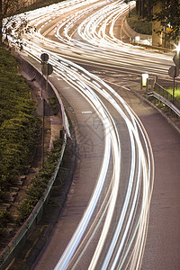 交通夜间街道天际办公室市中心旅行景观运输建筑公共汽车速度图片