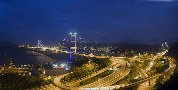 香港清马桥风景场景日出日落状况分界线夜景建筑学名胜建筑图片