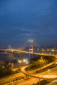 香港三马桥勃起状况风景建筑学场景名胜分界线夜景日出日落图片