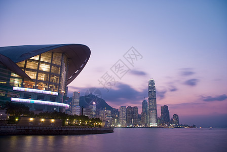 香港风景中心地标小时日落场景状况魔法环境建筑图片