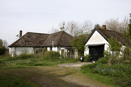 Bungalow 宾馆建筑英语树木乡村白色平房房子财产住宅建筑学图片