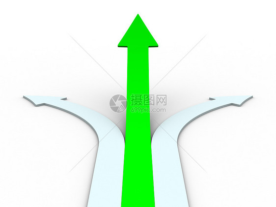 向成功方向移动 孤立的 3D 图像进步小路生长领导者团体插图速度愿望团队绿色图片