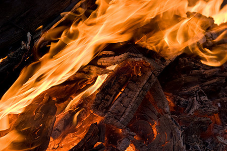 营火烧伤篝火火焰木头耀斑图片