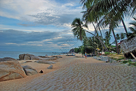 Koh Samui 泰国地标天空海滩气候公园游泳假期热带太阳国家图片