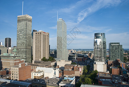 加拿大 加拿大 蒙特利尔 魁北克摩天大楼目的地街道旅游场景城市假期旅行图片