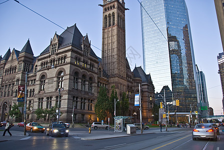 加拿大安大略省多伦多的建筑细节 2008 年省会景观建筑学城市生活城市摩天大楼天空假期商务反射图片