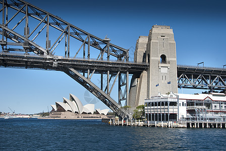 2009年8月 悉尼湾天空景观海洋天际建筑商业摩天大楼港口蓝色城市图片