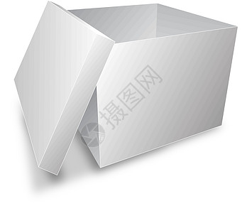 框框中邮件盒子贮存礼物纸板插图商品办公室纸盒白色图片