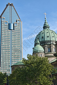 加拿大 加拿大 蒙特利尔 魁北克旅行目的地摩天大楼城市旅游假期场景街道图片