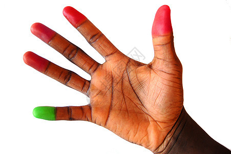手注意乐趣文化红色绿色黄色注意力紫色棕色蓝色黑色图片