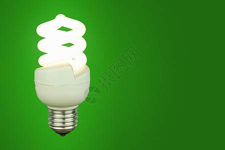 低能灯泡发光发电螺旋背景燃料水平对象绿色环境摄影节能器图片