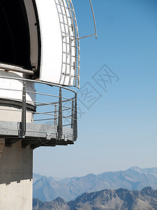 望远镜圆顶观测台风景研究山脉科学蓝色勘探天文学白色天文天空图片