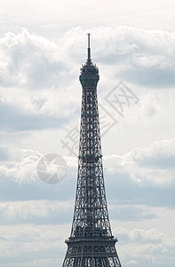 埃菲尔塔旅游城市纪念碑天空金属旅行戏剧性风景铁塔地标图片