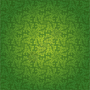 绿色花绿瓷砖背景图片