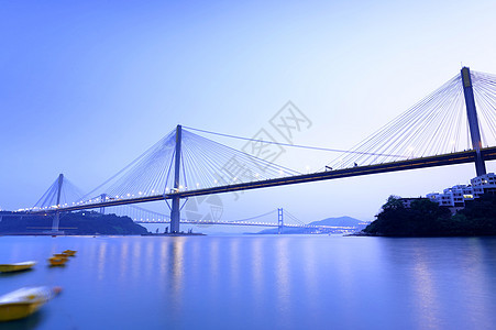 香港廷九桥城市金属黑色旅行连接器反射建筑公司金融电缆图片