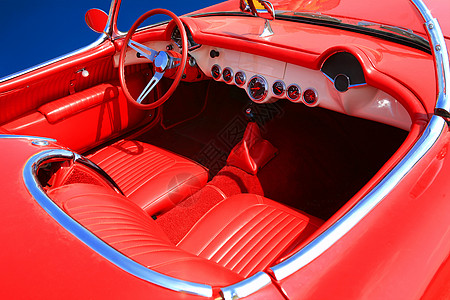 60-70年代红车内部背景