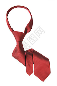 白领红领商业配饰纺织品颈部个人对象人体衣服条纹红色背景图片