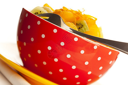 水果沙拉团体早餐营养甜点食物营养素盘子饮食菠萝橙子图片