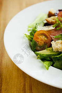 沙拉胡椒午餐叶子桌子植物服务饮食低脂肪餐厅香料图片
