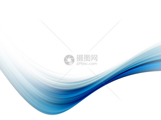 蓝波艺术商业波浪空白横幅网络墙纸技术插图图片