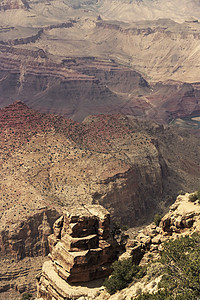 沙漠峡谷石头植被场景国家公园旅行编队宽慰砂岩风景图片