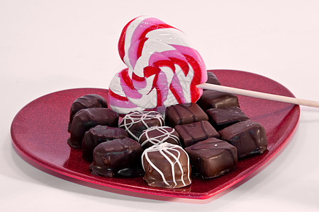 情人节糖果盘味道糖果礼物盘子巧克力食物庆典诱惑收藏甜点图片
