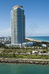 离开佛罗里达州迈阿密建筑海岸线码头结构场景海滩海岸住宅区天空城市图片