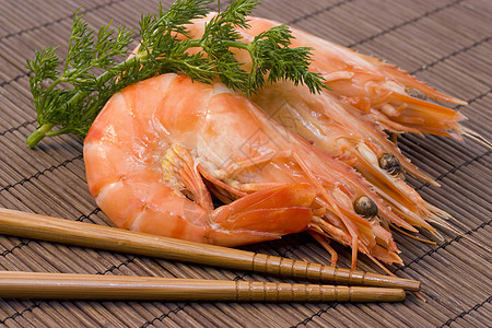虾美食奢华餐饮食物海鲜黑色小吃宏观寿司味道图片