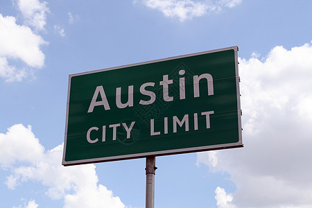 奥斯汀市限制城市地标运输交通街道绿色白色天空图片