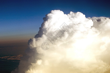 中国上空云层蓝色飞行天空白色景观飞机地平线航班天线图片