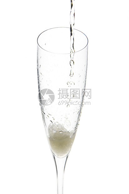 香槟玻璃庆祝会泡沫新年干杯杯子宏观酒精奢华火花飞溅生日图片