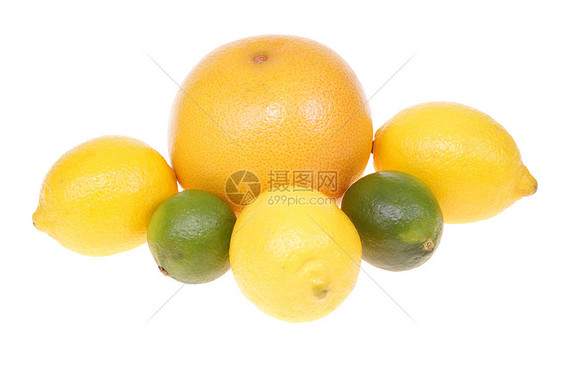 水果果橘子食物葡萄柚橙子热带水果图片