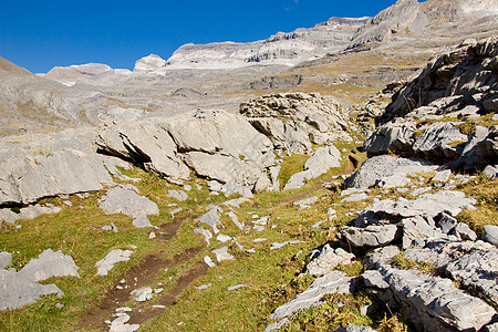 西班牙石头峡谷环境悬崖岩石公园国家顶峰蓝色地块图片
