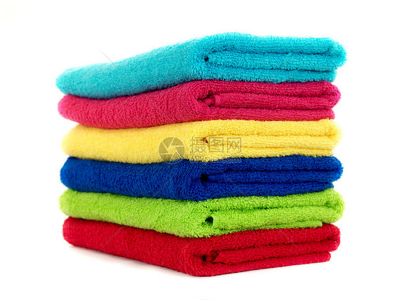 彩色浴室毛巾面巾奢华温泉织物家居用品洗衣店吸水性淋浴折叠图片