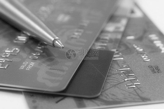 信用卡堆积中的笔过期宏观身份银行业签证卡片银行贷款商业金子图片
