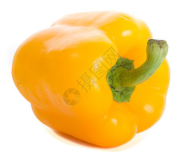 黄黄胡椒黄色食物蔬菜植物白色宏观图片