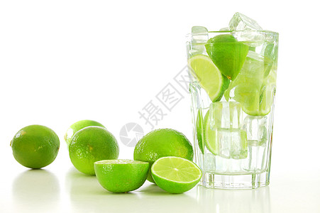和复制空间果汁口渴立方体派对柠檬玻璃生活水果苏打饮料图片