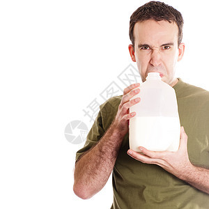 酸奶塑料白色牛奶男人饮料教养男性背景图片