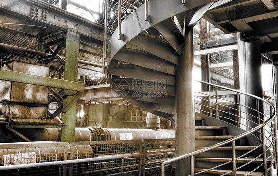 工厂的楼梯图片