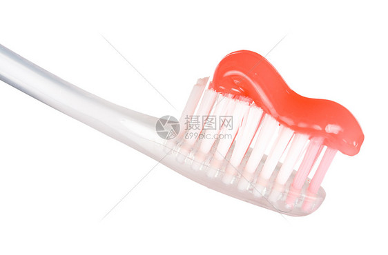 贴着粘糊的缝合牙刷刷子卫生药品保健牙科管子牙医塑料洗手间打扫图片
