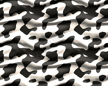 牛皮织物黑色皮肤家畜白色奶牛材料动物海浪旗帜插图图片